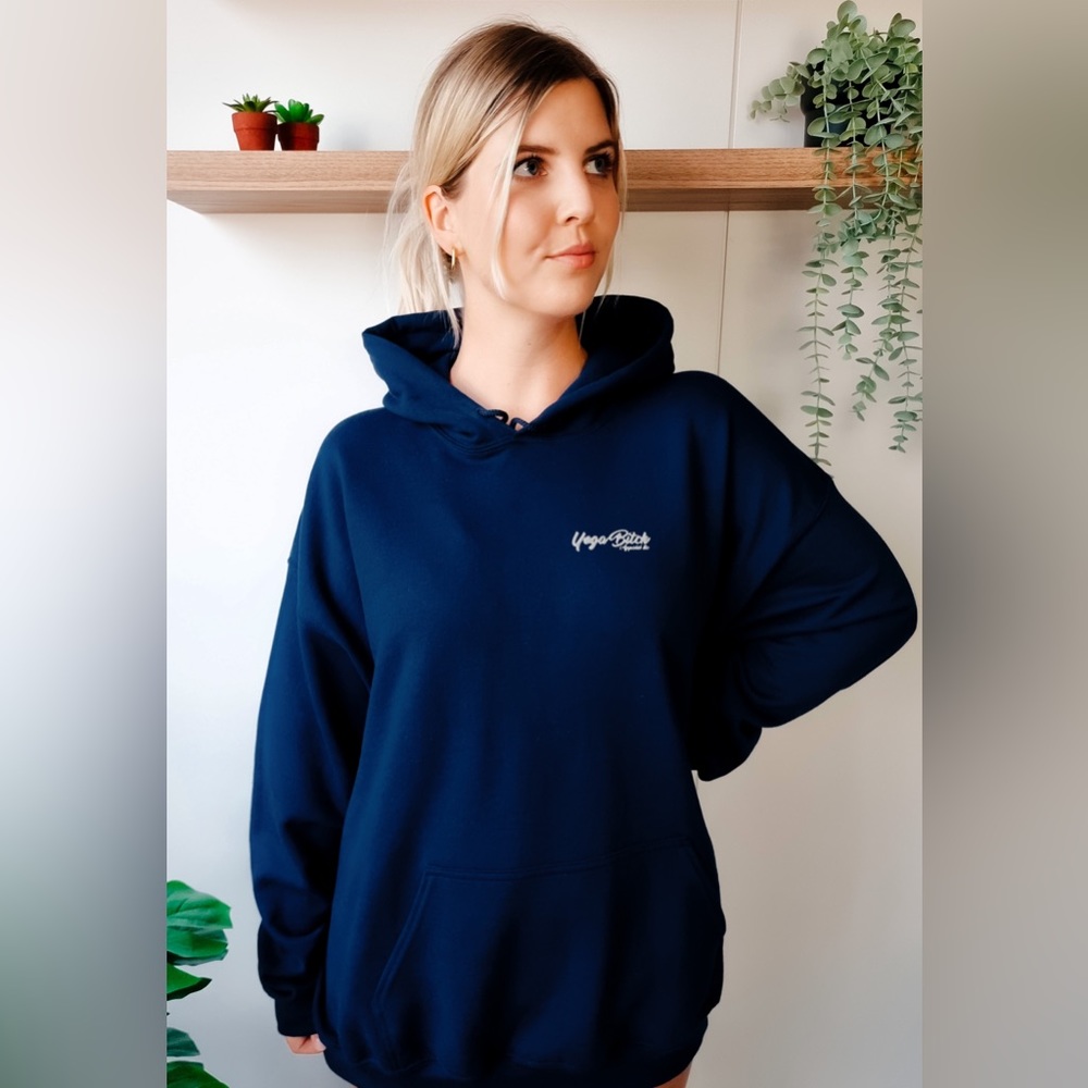 BESTSELLER Yoga Bitch Embrace the Glorious Mantra Hoodie NWT - Picture 5 of 8